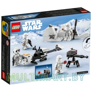 Конструктор LEGO Star Wars 75320 Боевой набор снежных пехотинцев картинка 2